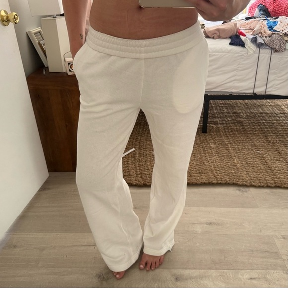 Cotton On White Straight Leg Sweatpants - Picture 1 of 2